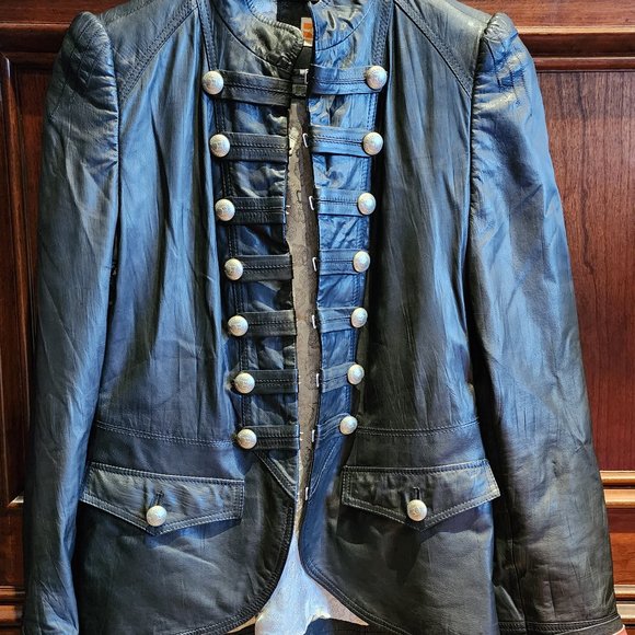 Boss Orange - Leather Jacket - Picture 1 of 9